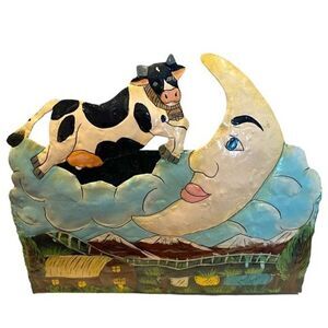 Vintage Metal Mail Wall Container